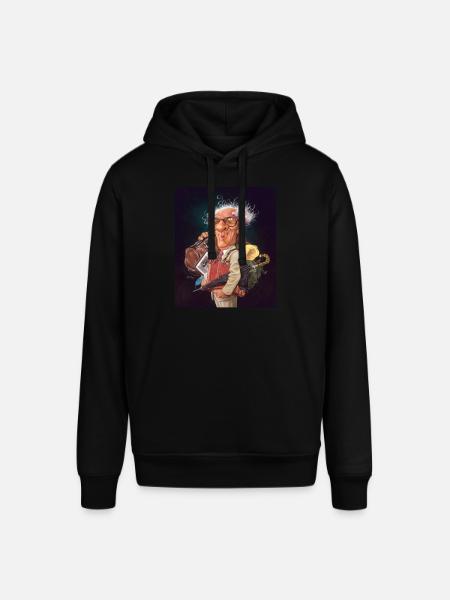 Erich Honecker DDR karikatur af Sebastian Krüger - Stanley/Stella SOUNDER unisex hoodie - sort
