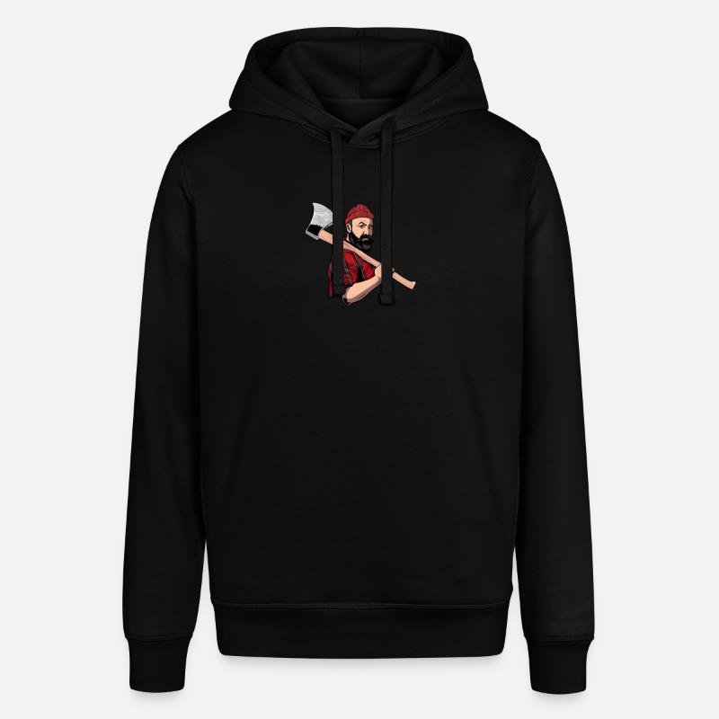 Menuisier menuisier menuisier menuisier - Sweat à capuche SOUNDER Stanley/Stella Unisexe - noir