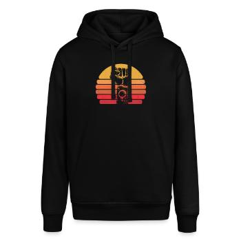 Feminismus Frauenpower Feminist - Stanley/Stella Unisex Hoodie SOUNDER - Schwarz - Vorne - Alina (178cm) & Michal (187cm)