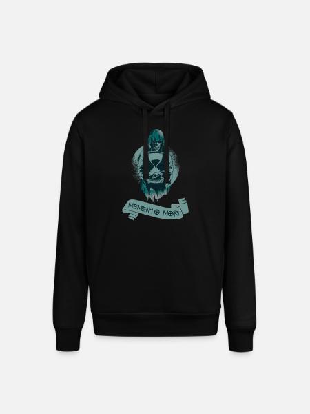 „Memento Mori“, kranium, død, husk - Stanley/Stella SOUNDER unisex hoodie - sort
