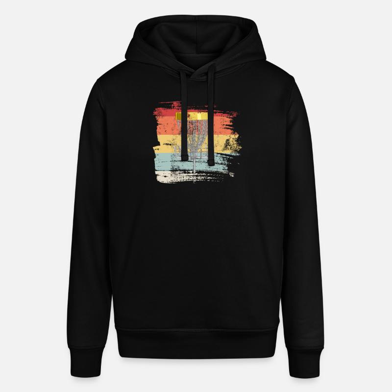 Rétro disc golf - Sweat à capuche SOUNDER Stanley/Stella Unisexe - noir