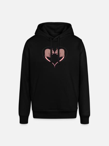 Rats love funny gift - Stanley/Stella SOUNDER Unisex Hoodie - black