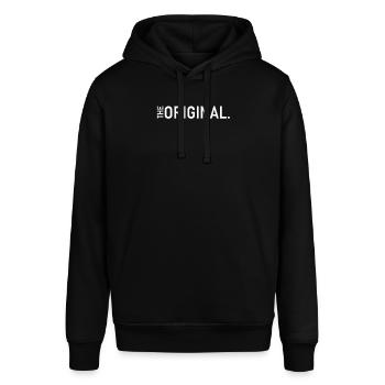 Vater und Sohn Partnerlook The Original The Remix - Stanley/Stella Unisex Hoodie SOUNDER - Schwarz - Vorne - Alina (178cm) & Michal (187cm)