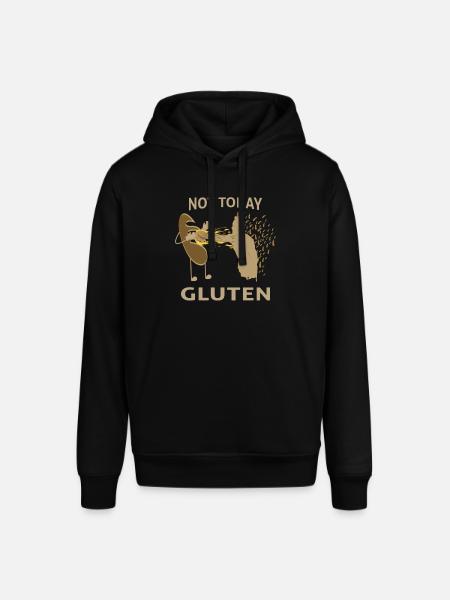 Funny gluten free gift - Stanley/Stella SOUNDER Unisex Hoodie - black