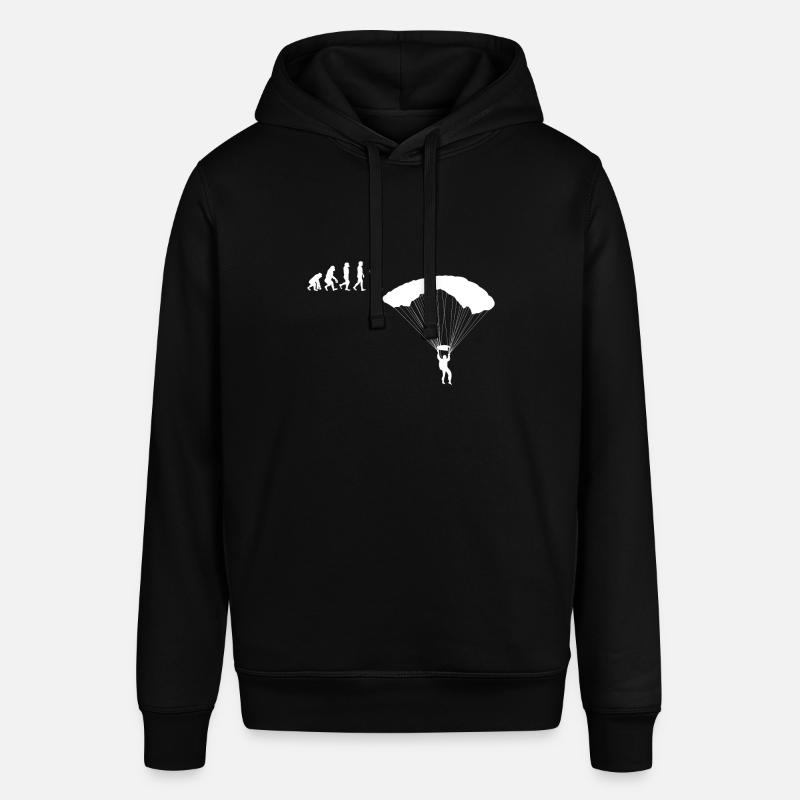 Evolution skydiving skydiver - Stanley/Stella SOUNDER Unisex Hoodie - black