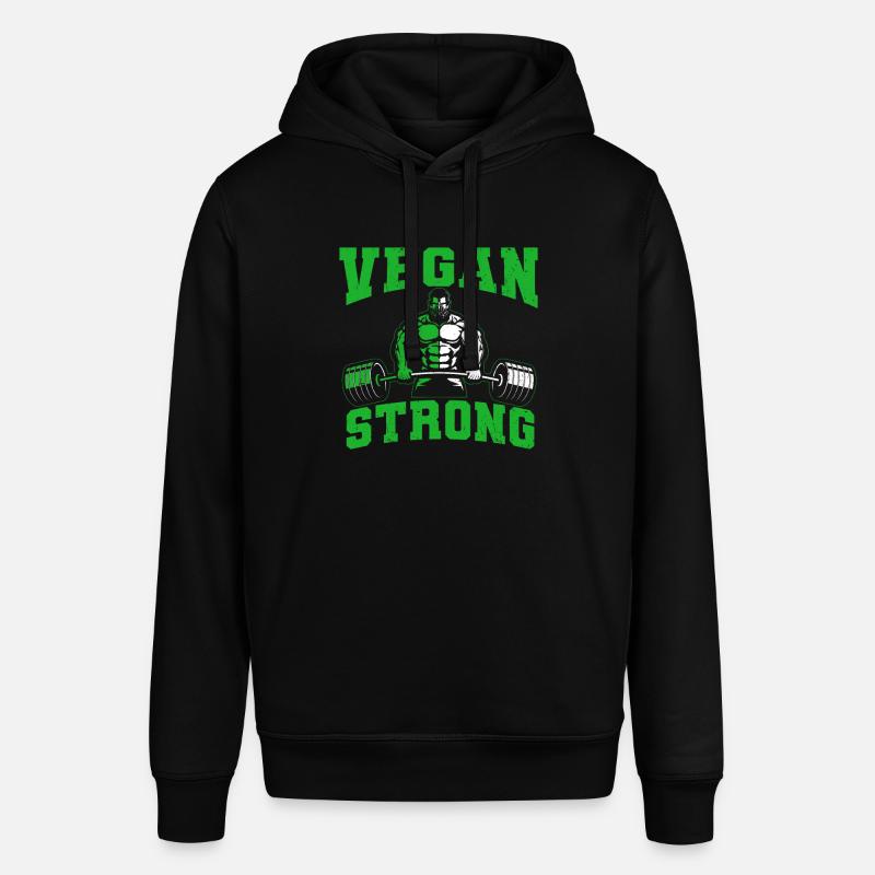 Conception de musculation végétalienne - Sweat à capuche SOUNDER Stanley/Stella Unisexe - noir