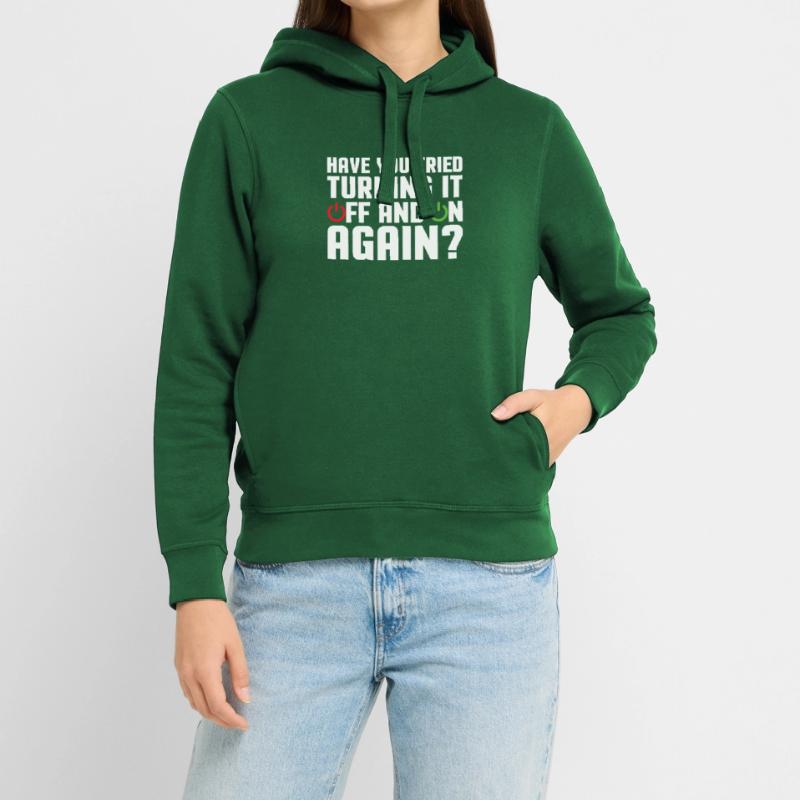 Support Programmierer Tech Admin Lustige Sprüche Stanley/Stella Unisex Hoodie SOUNDER