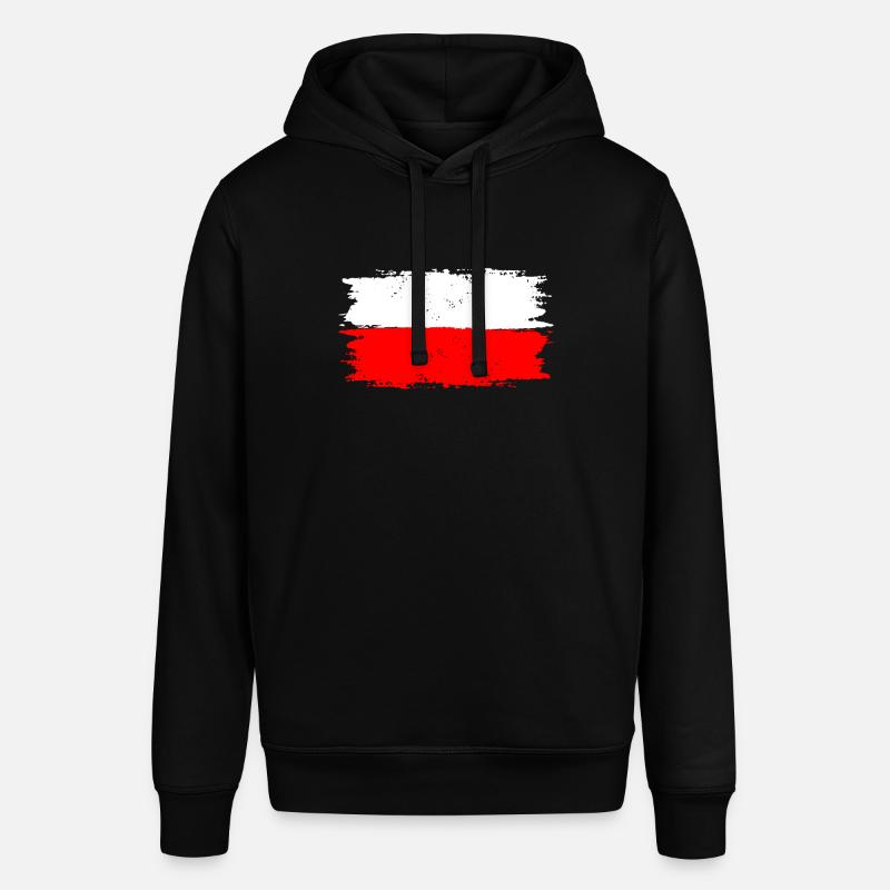 Drapeau de la Pologne - Sweat à capuche SOUNDER Stanley/Stella Unisexe - noir