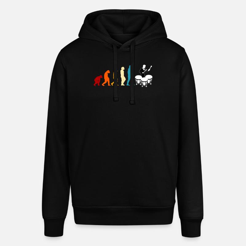 Timbale est une timbale d'évolution - Sweat à capuche SOUNDER Stanley/Stella Unisexe - noir