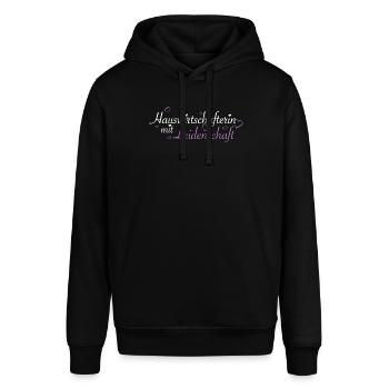 Hauswirtschafterin Hauswirtschaft Geschenkidee - Stanley/Stella Unisex Hoodie SOUNDER - Schwarz - Vorne - Alina (178cm) & Michal (187cm)