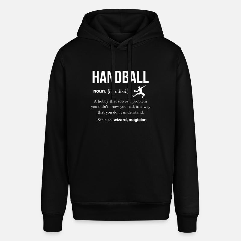 Handball - Sweat à capuche SOUNDER Stanley/Stella Unisexe - noir