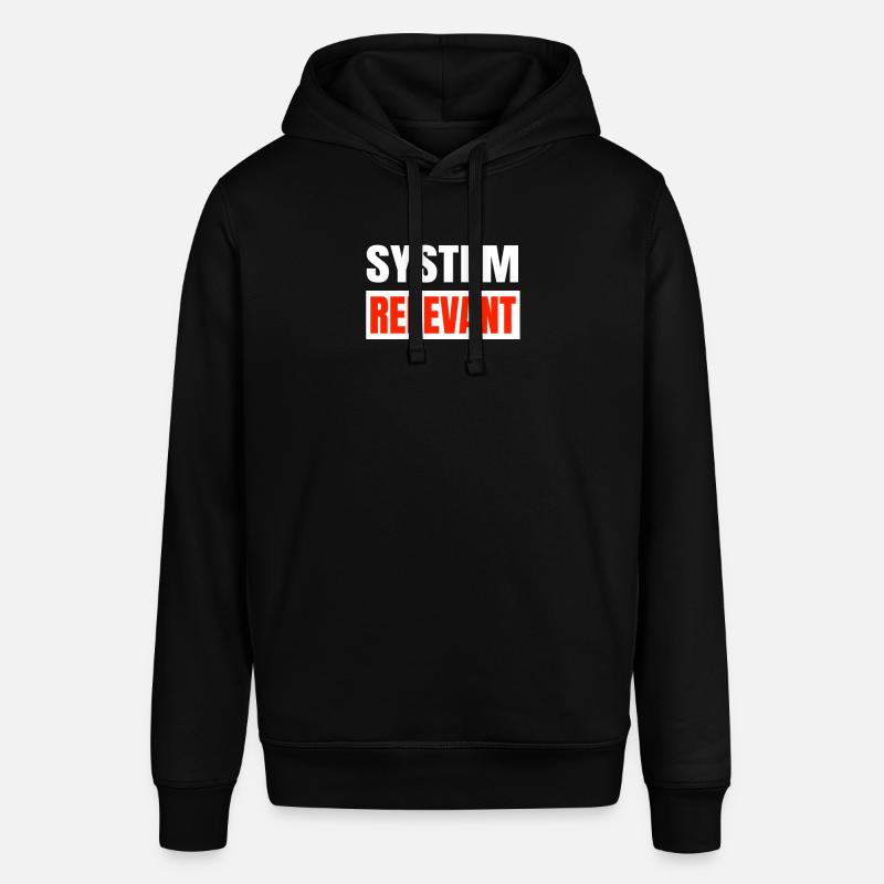 Systemrelevant System relevant - Stanley/Stella Unisex Hoodie SOUNDER - Schwarz