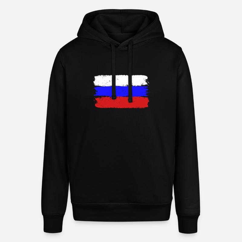 Drapeau de la Russie - Sweat à capuche SOUNDER Stanley/Stella Unisexe - noir