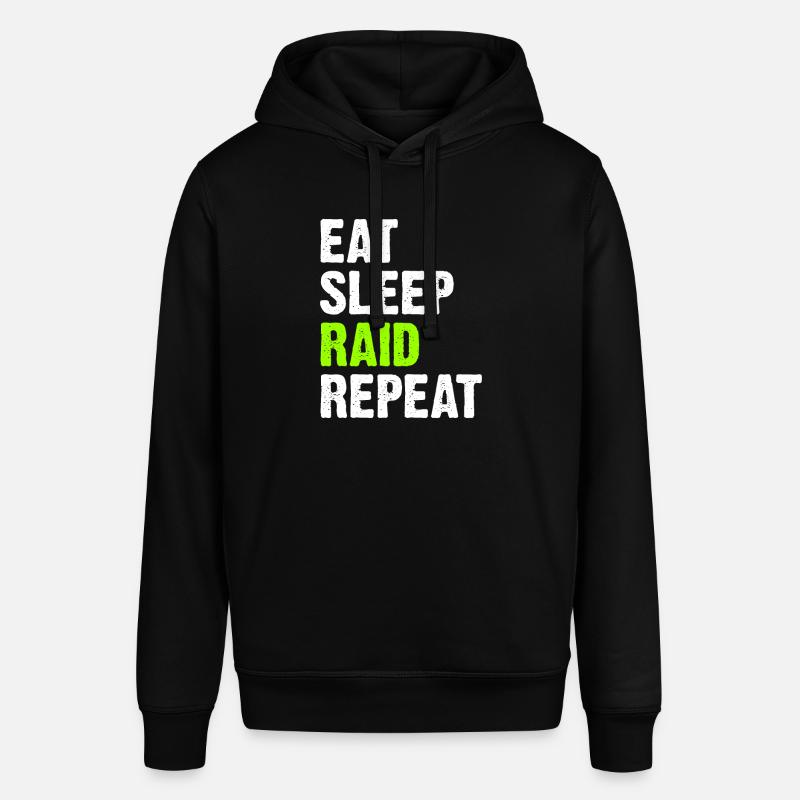 Eat Sleep Raid Repeat - Sweat à capuche SOUNDER Stanley/Stella Unisexe - noir