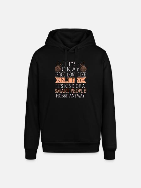 Knitting funny - Stanley/Stella SOUNDER Unisex Hoodie - black