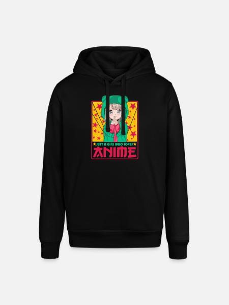 Nuttet anime kvinde -Kawaii Otaku Manga Anime - Stanley/Stella SOUNDER unisex hoodie - sort