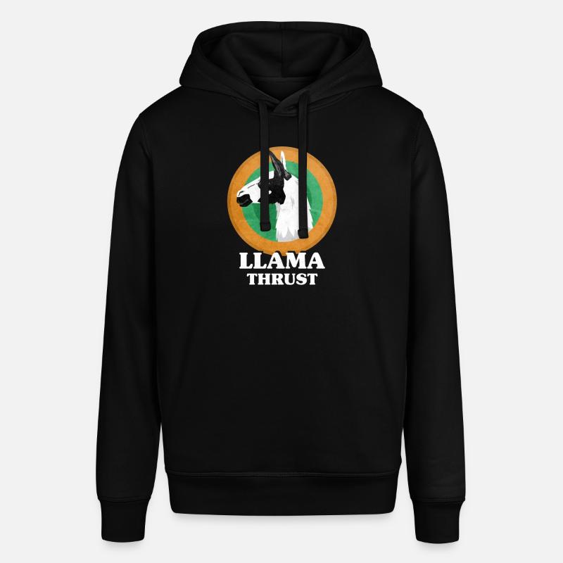 Llamathrust Llama Lama Thrust - Sweat à capuche SOUNDER Stanley/Stella Unisexe - noir