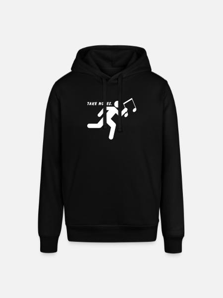 Take Notes T-Shirt Dirigent Geschenk - Stanley/Stella Unisex Hoodie SOUNDER - Schwarz