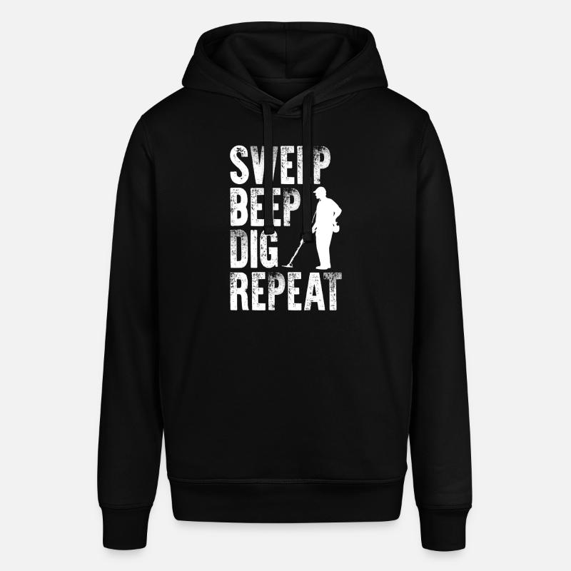 Sweep Beep Dig Repeat - Sweat à capuche SOUNDER Stanley/Stella Unisexe - noir