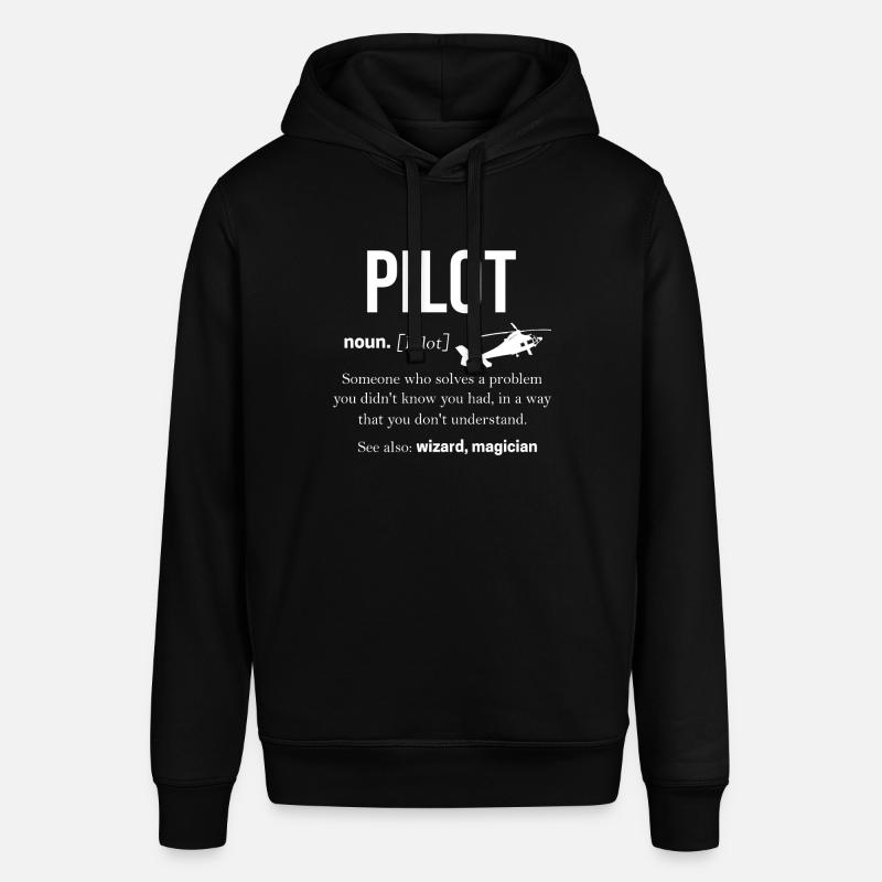 Pilote - Sweat à capuche SOUNDER Stanley/Stella Unisexe - noir