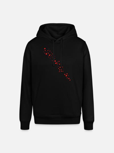 Herz - Stanley/Stella Unisex Hoodie SOUNDER - Schwarz