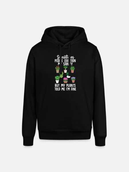 Gardener Plants - Stanley/Stella SOUNDER Unisex Hoodie - black