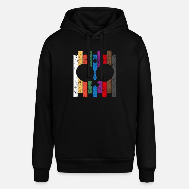 Couleurs de ping-pong - Sweat à capuche SOUNDER Stanley/Stella Unisexe - noir