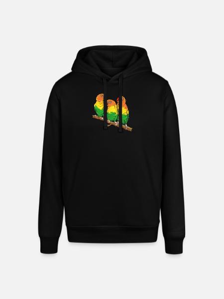 Agapronid hus fugl kæledyr til fugl keeper - Stanley/Stella SOUNDER unisex hoodie - sort