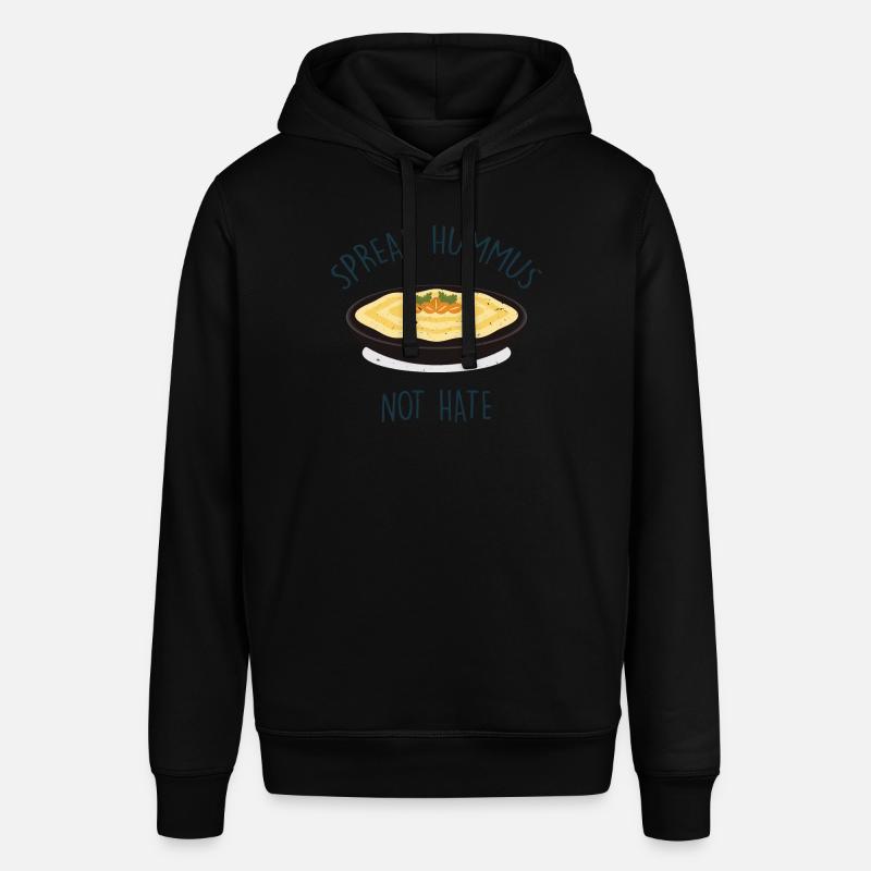 Spread Hummus Not Hate - Stanley/Stella Unisex Hoodie SOUNDER - Schwarz