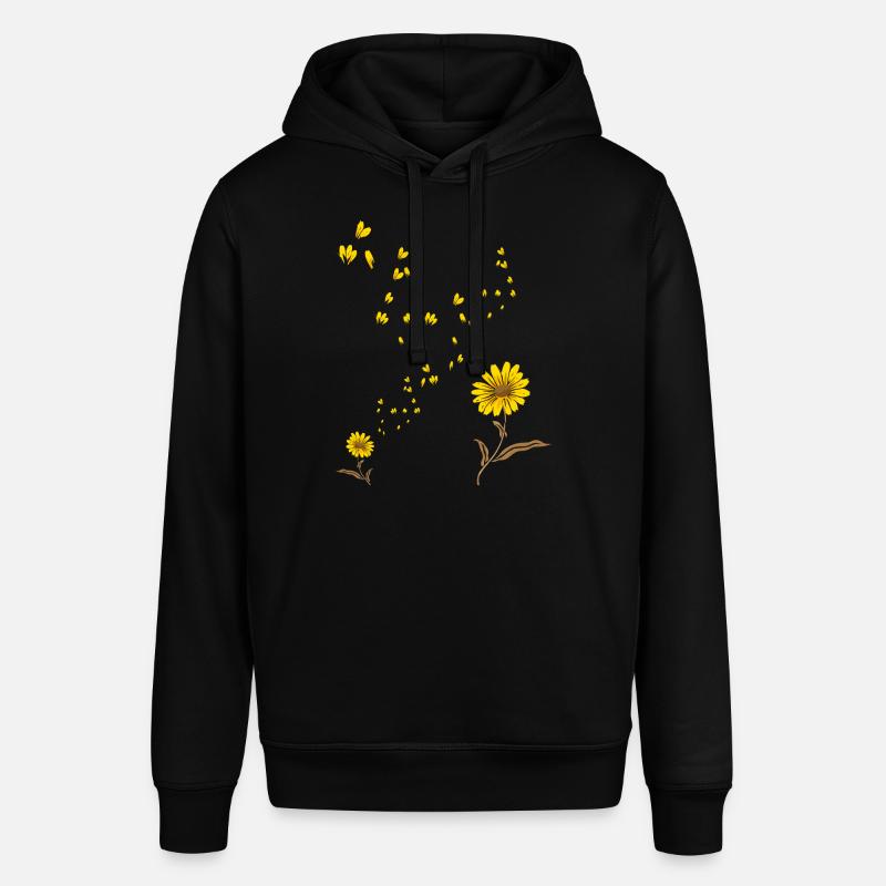 Soleil Fleur fleur tournesol - Sweat à capuche SOUNDER Stanley/Stella Unisexe - noir
