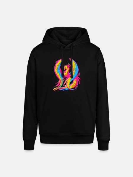 Pansexual Pride Funny Design Farver af PANSEXUAL - Stanley/Stella SOUNDER unisex hoodie - sort