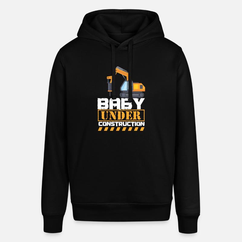 Bébé en construction Grossesse Mère - Sweat à capuche SOUNDER Stanley/Stella Unisexe - noir