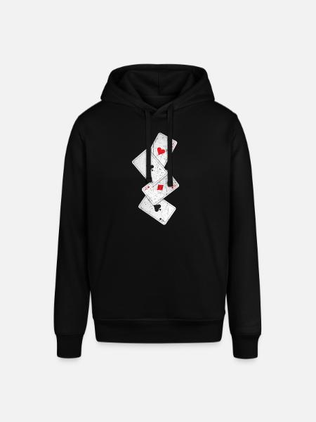 poker - Stanley/Stella SOUNDER Unisex Hoodie - black