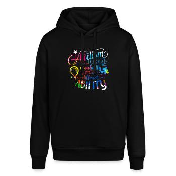 Autismus Autist Asberger Autismus Awareness Puzzle - Stanley/Stella Unisex Hoodie SOUNDER - Schwarz - Vorne - Alina (178cm) & Michal (187cm)