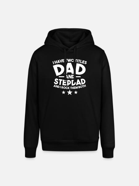 Father & Stepfather Stepfather Gift - Stanley/Stella SOUNDER Unisex Hoodie - black