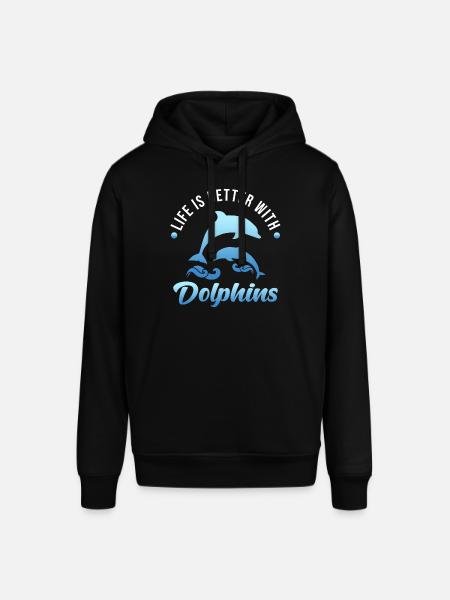 Delfin - Stanley/Stella Unisex Hoodie SOUNDER - Schwarz