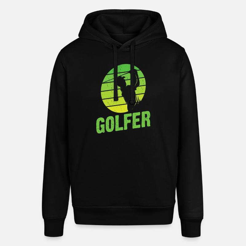 Golf Golfer Golfplatz Geschenk - Stanley/Stella Unisex Hoodie SOUNDER - Schwarz