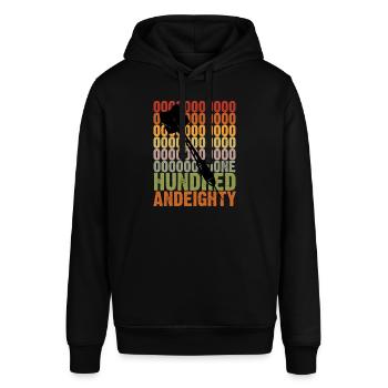 Dart - Stanley/Stella Unisex Hoodie SOUNDER - Schwarz - Vorne - Alina (178cm) & Michal (187cm)