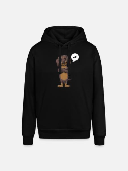 Têtu teckel teckel cadeau - Sweat à capuche SOUNDER Stanley/Stella Unisexe - noir