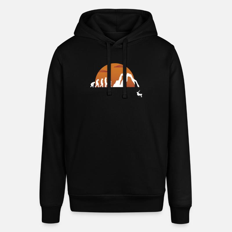 Evolution Spéléologues Cadeau - Sweat à capuche SOUNDER Stanley/Stella Unisexe - noir
