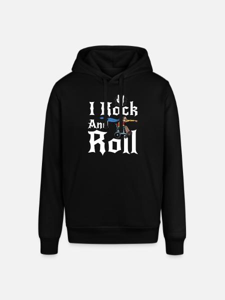 Rollstuhl Rock and Roll - Stanley/Stella Unisex Hoodie SOUNDER - Schwarz