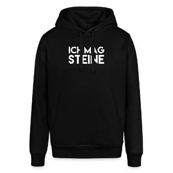 Liebe Tiere Pflanzen Generell Papa Spruch Mann - Stanley/Stella Unisex Hoodie SOUNDER - Schwarz - Vorne - Alina (178cm) & Michal (187cm)