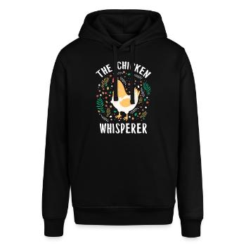 Huhn - Stanley/Stella Unisex Hoodie SOUNDER - Schwarz - Vorne - Alina (178cm) & Michal (187cm)