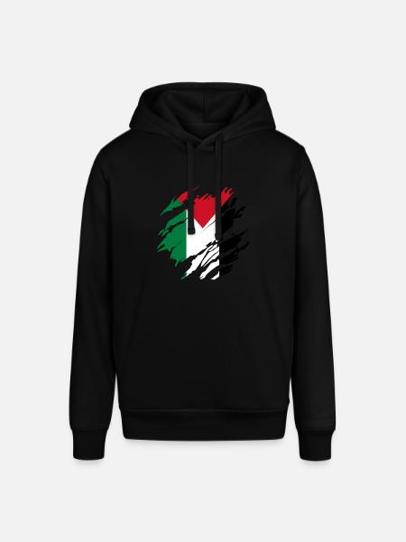 Gaza Strip Palestine Palestinian Flag - Stanley/Stella SOUNDER Unisex Hoodie - black