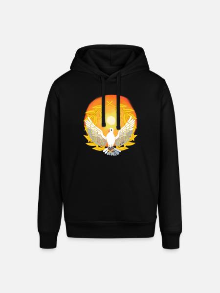 Luz del sol Paloma Dios Jesús Paz Creación - Sudadera unisex Stanley/Stella SOUNDER - negro
