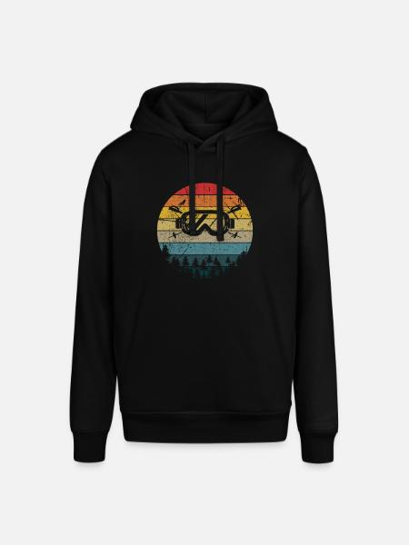 To ski - Stanley/Stella SOUNDER Unisex Hoodie - black
