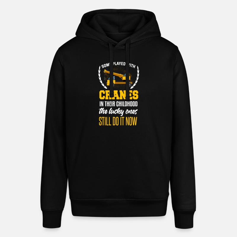 Crane operator Crane operator construction site work - Stanley/Stella SOUNDER Unisex Hoodie - black