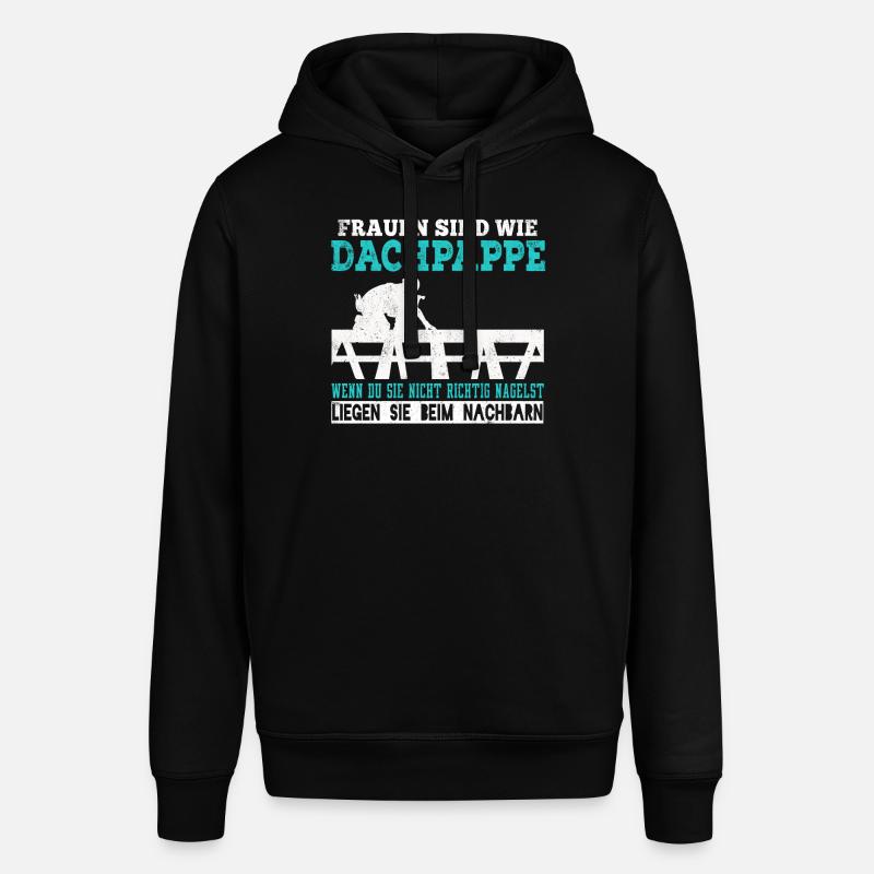 Dachdecker Dachdecken Dachspengler Dach Geschenk - Stanley/Stella Unisex Hoodie SOUNDER - Schwarz