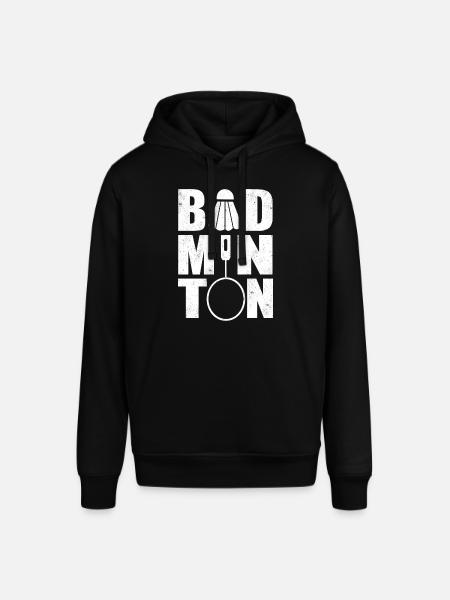 Badminton Federball Badmintonschläger Geschenk - Stanley/Stella Unisex Hoodie SOUNDER - Schwarz
