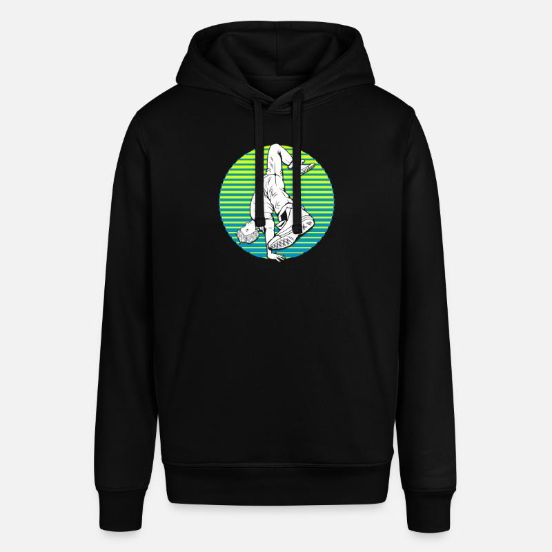 Breakdance Breakdancer Silhouette Geschenk - Stanley/Stella Unisex Hoodie SOUNDER - Schwarz